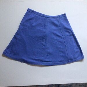 Periwinkle Blue Harve Benard Linen Blend Skirt Size 8